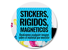 Rígidos, Stickers y Magnéticos